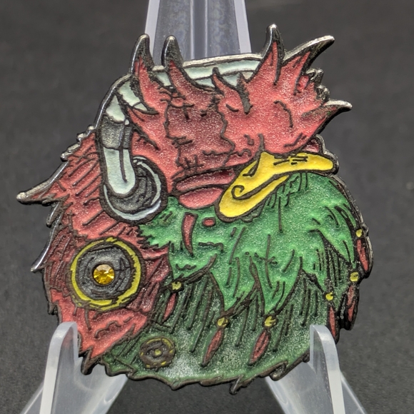 Jordan Oliver Other - Jordan Oliver Tweeter Rooster Headphones Limited Edition /25 Enamel Art Pin LE25